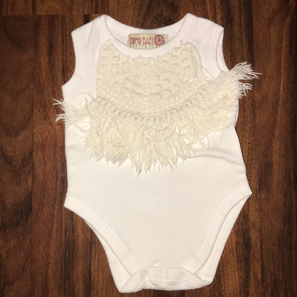 Baby girl boho onesie